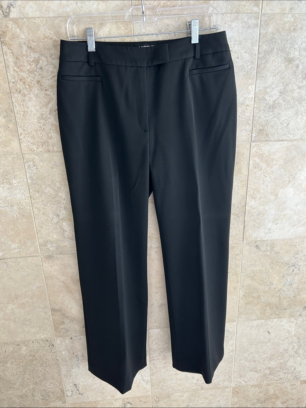 Women's Black Tailored Stretch Trousers